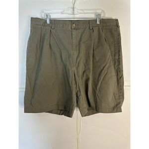 Polo Ralph Lauren Classic Chino Shorts Pleated Casual Khaki Size 40